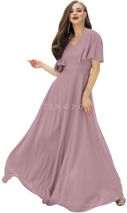 Wholesale Womens Long Elegant Bridesmaid Evening Cocktail Modest Maxi Dress prom dresses shops