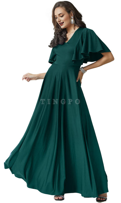 Wholesale Womens Long Elegant Bridesmaid Evening Cocktail Modest Maxi Dress prom dresses shops