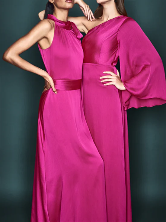 Wholesale Sheath/Column One Shoulder Floor-Length Mother Of The Bride Dresses