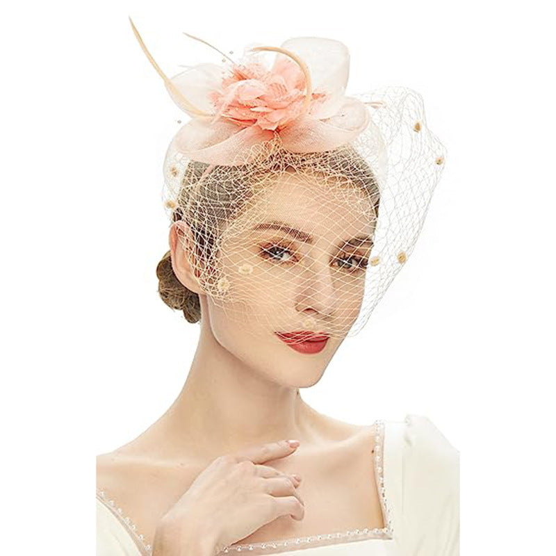 Wholesale Fascinators Hats Headwear Organza Fedora Hat Top Hat Veil Hat Horse Race Cocktail Elegant Vintage With Feather Bows Headpiece Headwear