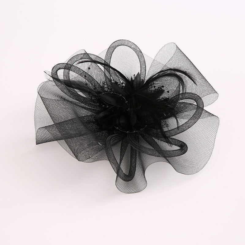 Wholesale Fascinators Hats Headwear Organza Fedora Hat Top Hat Veil Hat Horse Race Cocktail Elegant Luxury With Feather Bows Headpiece Headwear