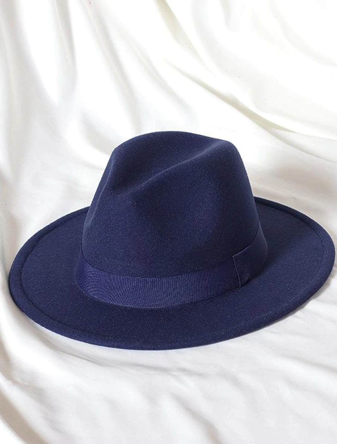 Wholesale Hats Wool Acrylic Fedora Hat Formal Wedding Cocktail Royal Astcot Simple With Pure Color Headpiece Headwear