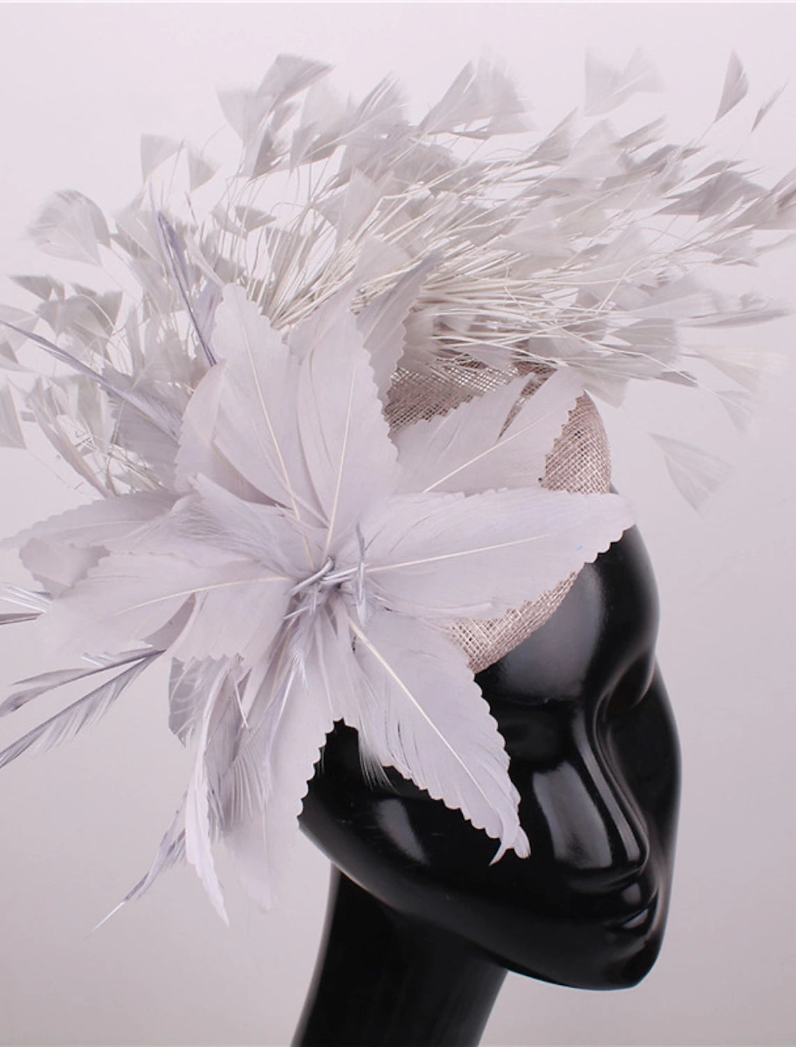 Wholesale Fascinators Sinamay Wedding Kentucky Derby Cocktail Fashion Wedding With Feather Headpiece Headwear