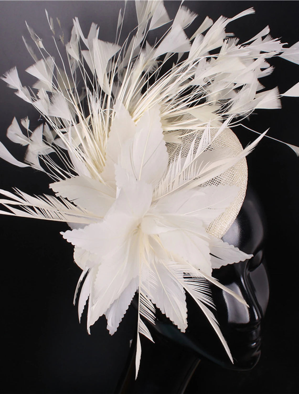 Wholesale Fascinators Sinamay Wedding Kentucky Derby Cocktail Fashion Wedding With Feather Headpiece Headwear