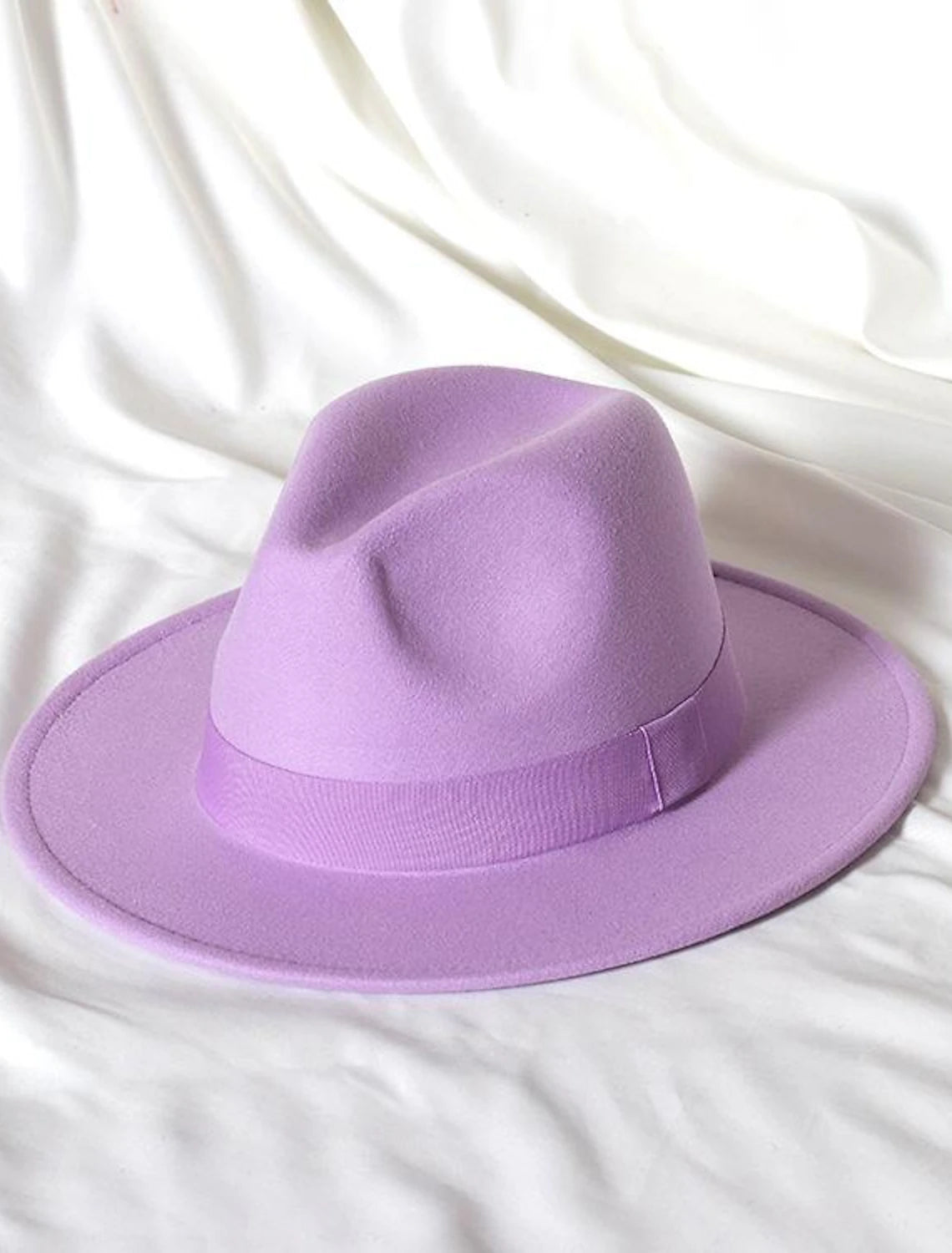 Wholesale Hats Wool Acrylic Fedora Hat Formal Wedding Cocktail Royal Astcot Simple With Pure Color Headpiece Headwear