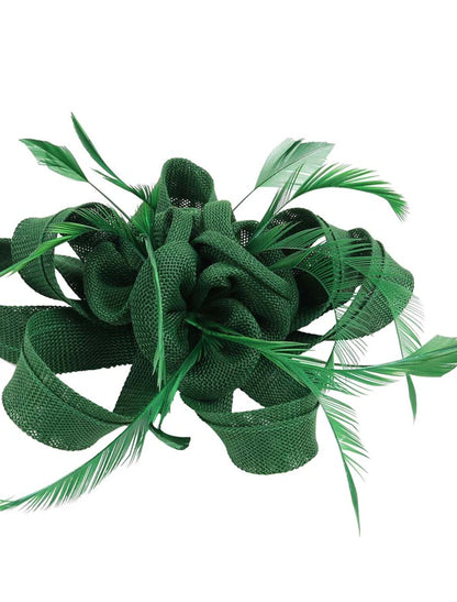 Wholesale Fascinators Net Halloween Kentucky Derby Classic Wedding With Flower Headpiece Headwear