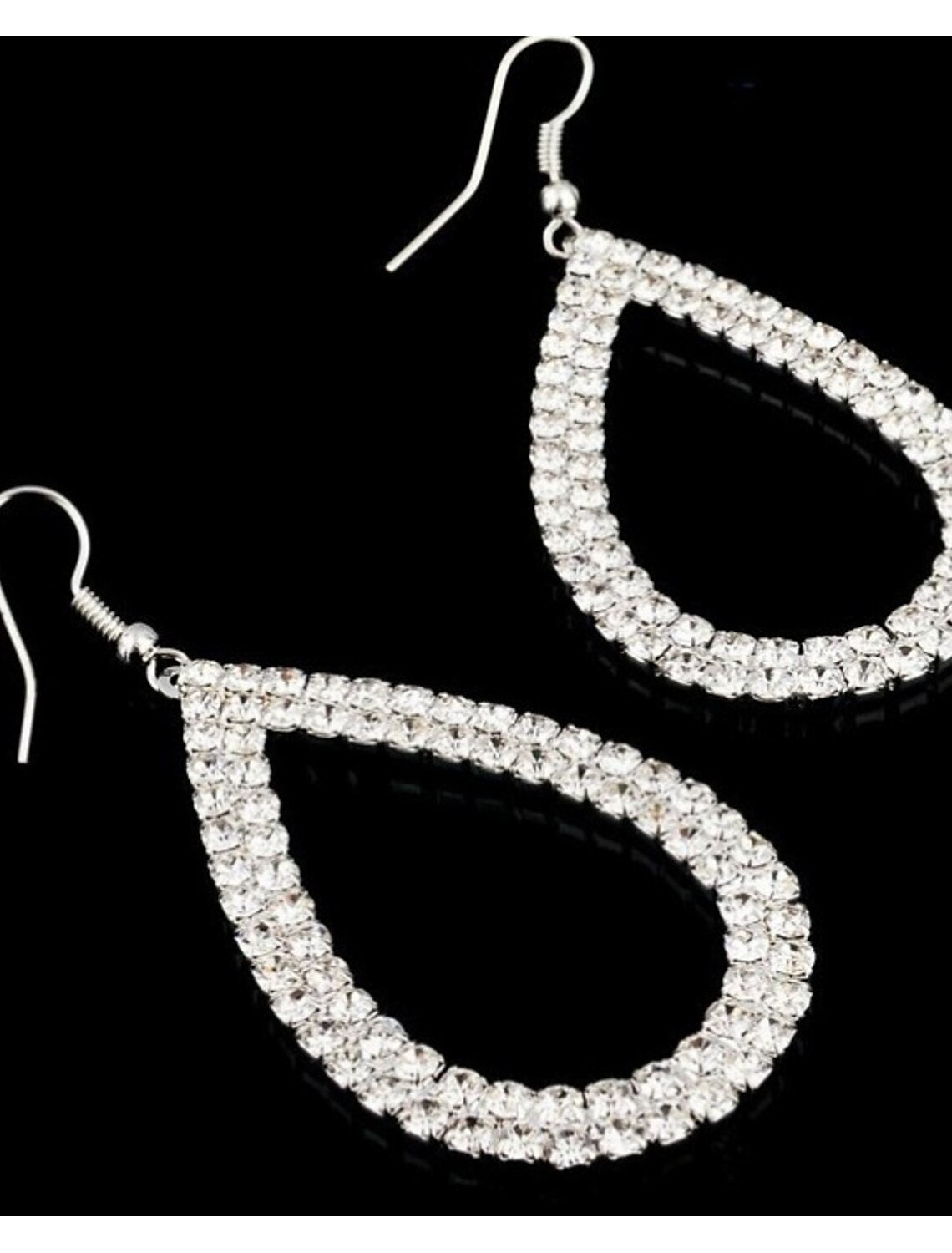 Wholesale Women's Crystal Drop Earrings Fine Jewelry Classic Precious Stylish Simple Earrings Jewelry Silver / Gold For Wedding Party 1 Pair