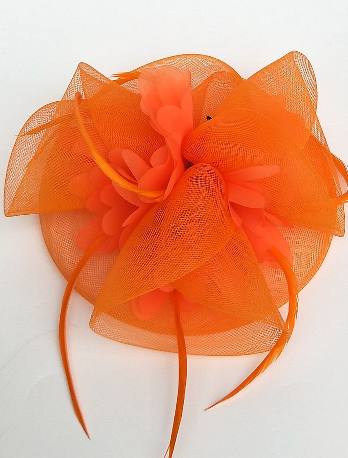 Wholesale Tulle / Feather / Net Fascinators Kentucky Derby Hat/ Headwear with Floral 1PC Wedding / Special Occasion / Horse Race Headpiece