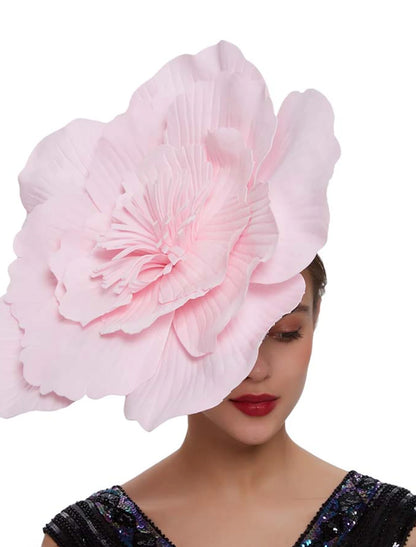 Wholesale Fascinators synthetic fibre Halloween Kentucky Derby Funny Sun Protection With Flower Headpiece Headwear