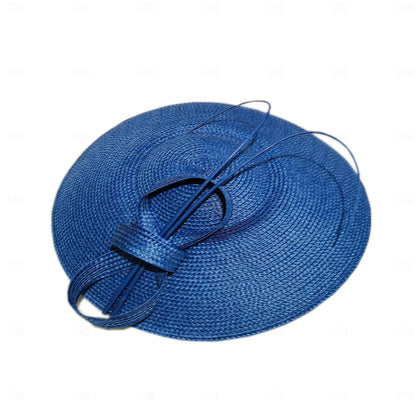 Wholesale Women's Fascinators Pillbox Hat Cap Weddings Straw Fedora Vintage Sinamay Base Hats for Kentucky Derby Tea Party Horse Race Ladies Day Headpiece