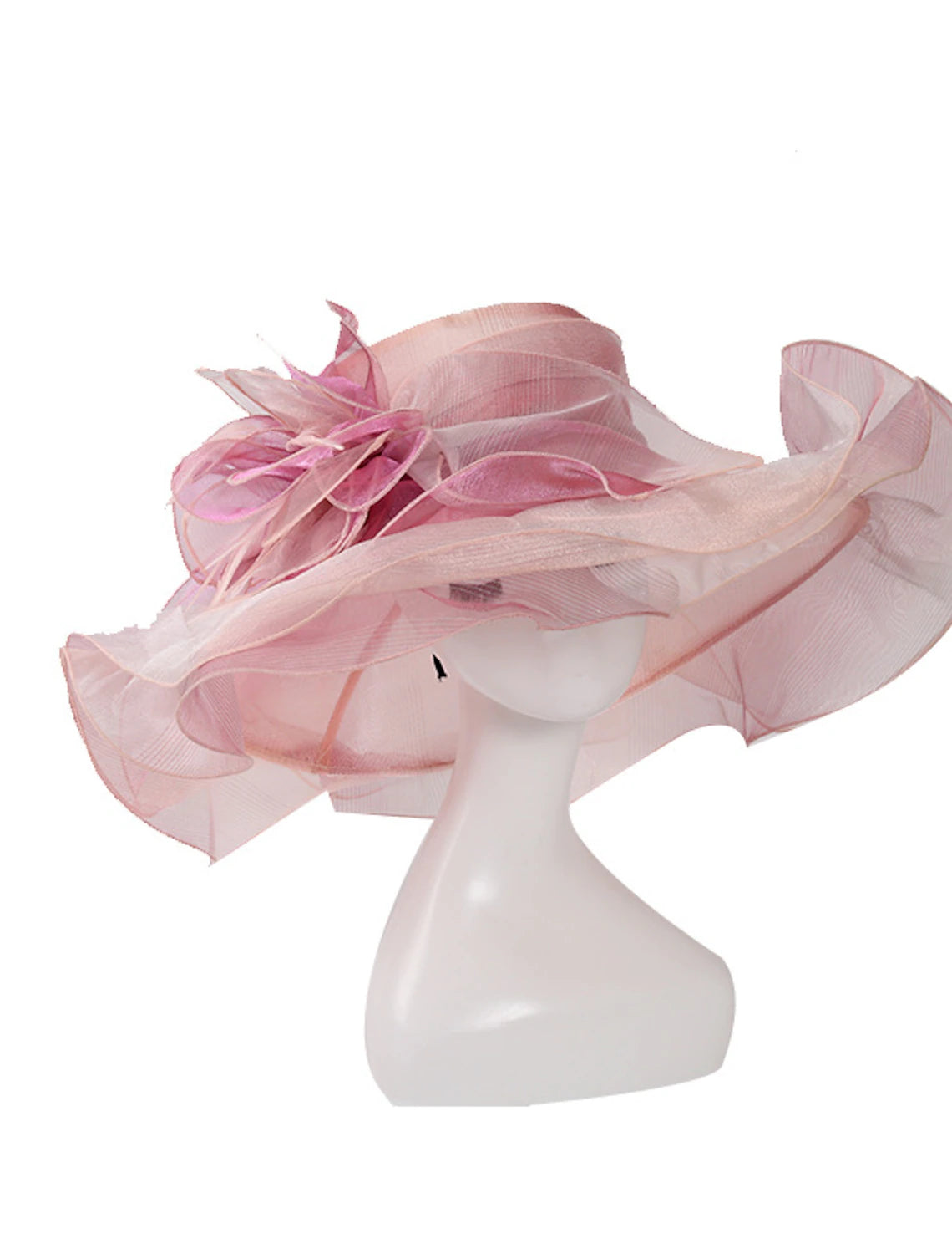 Wholesale Organza Kentucky Derby Hat / Fascinators / Headdress with Tiered 1 PC Party / Evening / Business / Ceremony / Wedding / Tea Party Headpiece