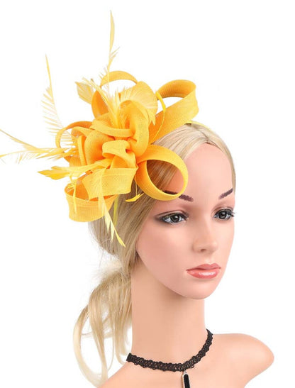 Wholesale Fascinators Net Halloween Kentucky Derby Classic Wedding With Flower Headpiece Headwear