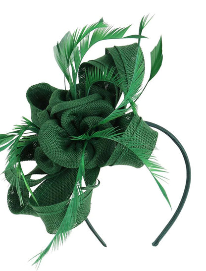 Wholesale Fascinators Net Halloween Kentucky Derby Classic Wedding With Flower Headpiece Headwear