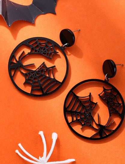 Wholesale Women's Drop Earrings Fine Jewelry Classic Pumpkin Spiders Statement Stylish Earrings Jewelry 1# / 2# / 3# For Halloween 1 Pair