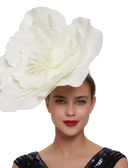 Wholesale Fascinators synthetic fibre Halloween Kentucky Derby Funny Sun Protection With Flower Headpiece Headwear