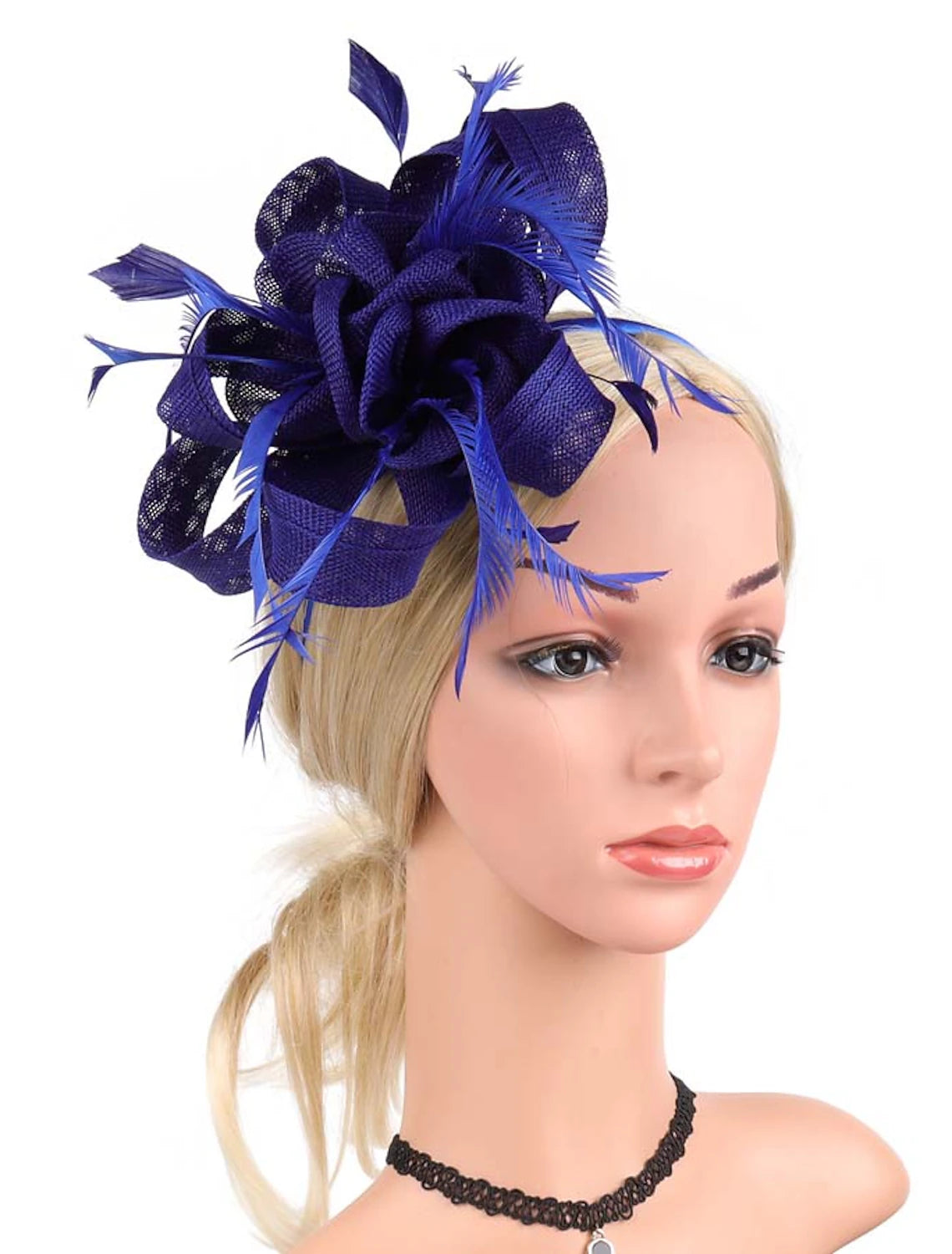 Wholesale Fascinators Net Halloween Kentucky Derby Classic Wedding With Flower Headpiece Headwear