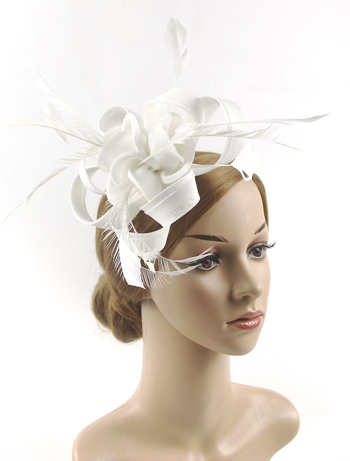 Wholesale Fascinators Kentucky Derby Hat Headwear Organza Polyester / Polyamide Fedora Hat Veil Hat Tea Party Horse Race Ladies Day Vintage Style Vintage Elegant With Feather Appliques Headpiece