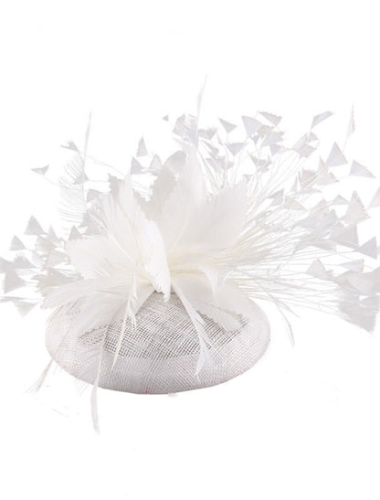 Wholesale Fascinators Sinamay Wedding Kentucky Derby Cocktail Fashion Wedding With Feather Headpiece Headwear