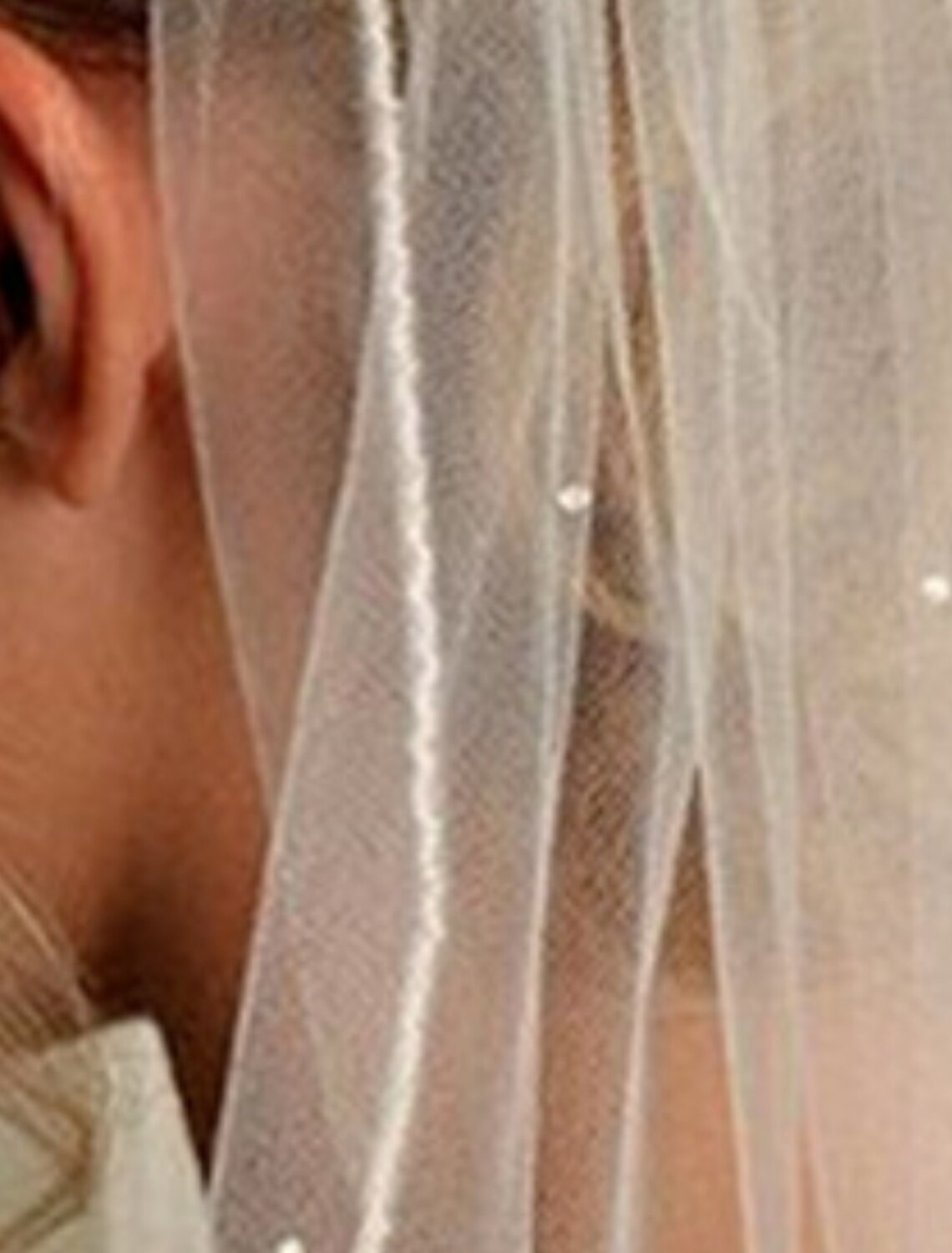 Wholesale One-tier Cute / Birthday Wedding Veil Elbow Veils with Pure Color 23.62 in (60cm) Lace / Tulle