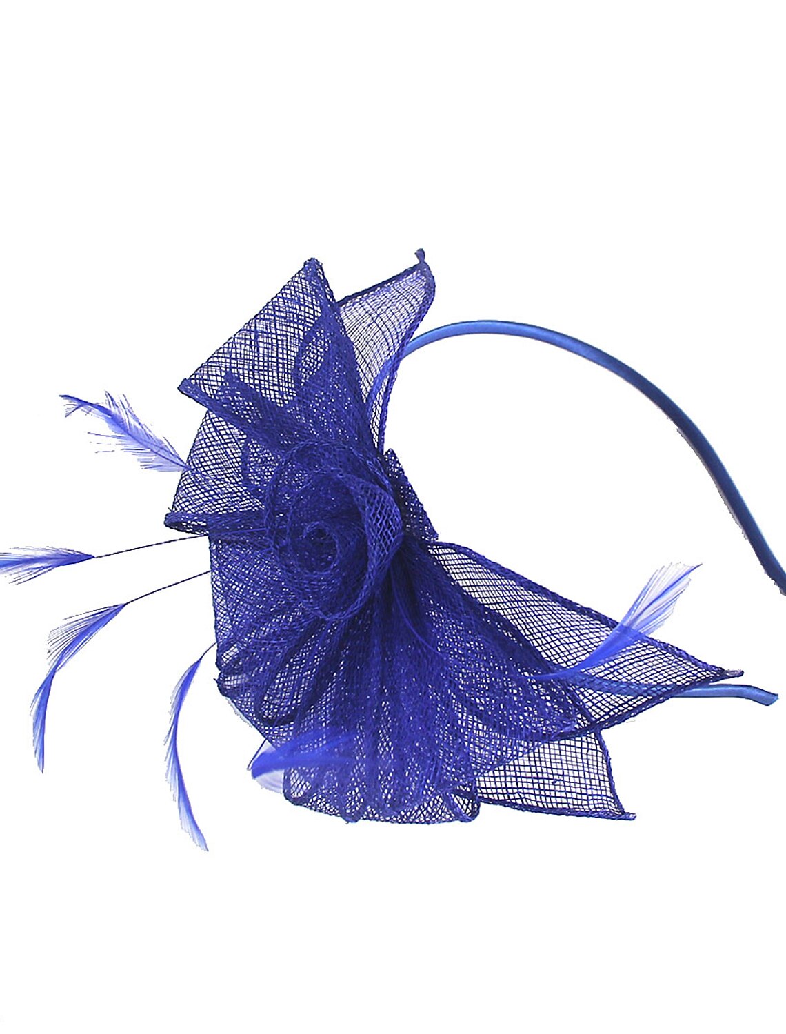 Wholesale Fascinators Kentucky Derby Hat Headwear Organza Polyester / Polyamide Bucket Hat Party / Evening Holiday Cocktail Royal Astcot Vintage Style Elegant With Feather Appliques Headpiece Headwear