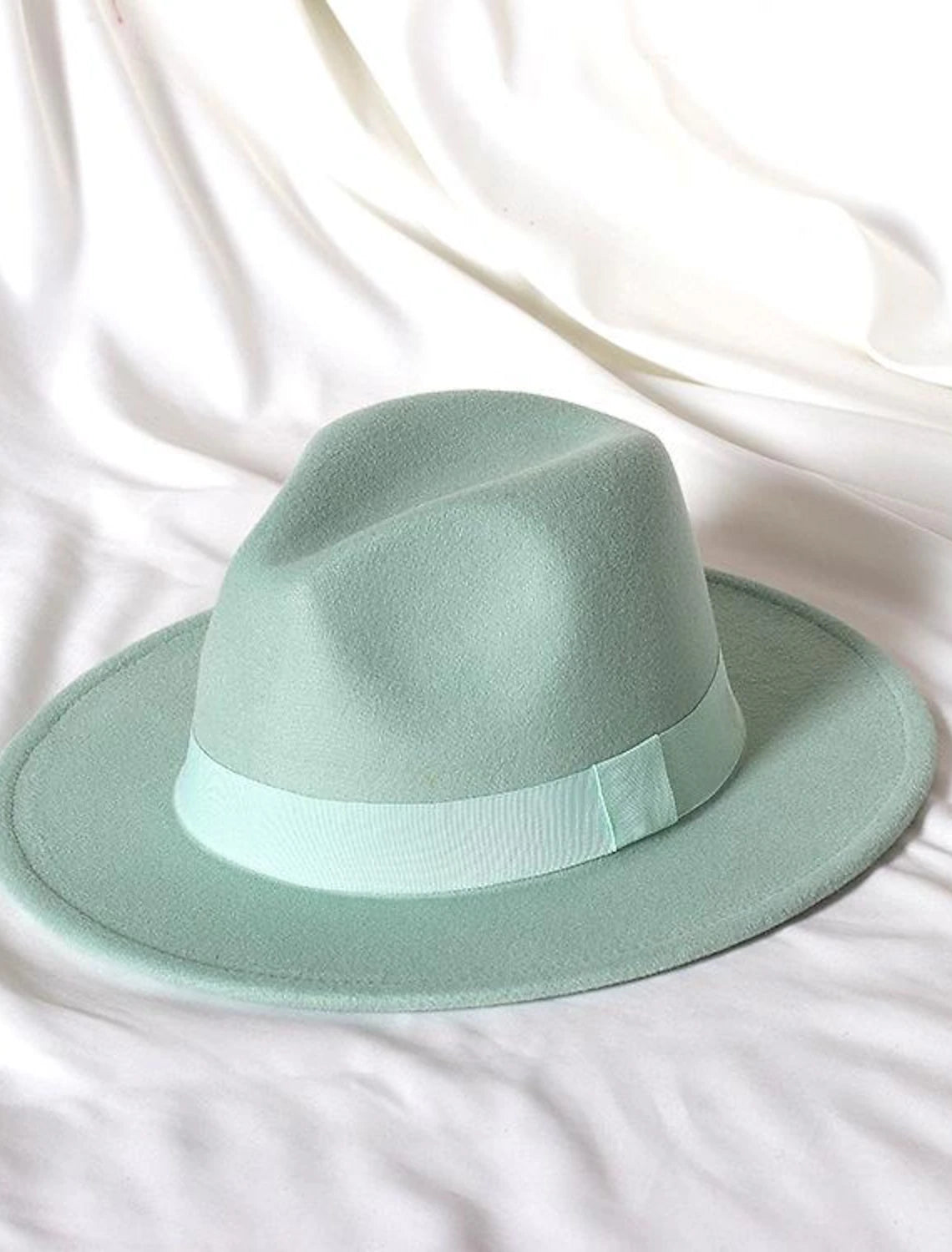 Wholesale Hats Wool Acrylic Fedora Hat Formal Wedding Cocktail Royal Astcot Simple With Pure Color Headpiece Headwear