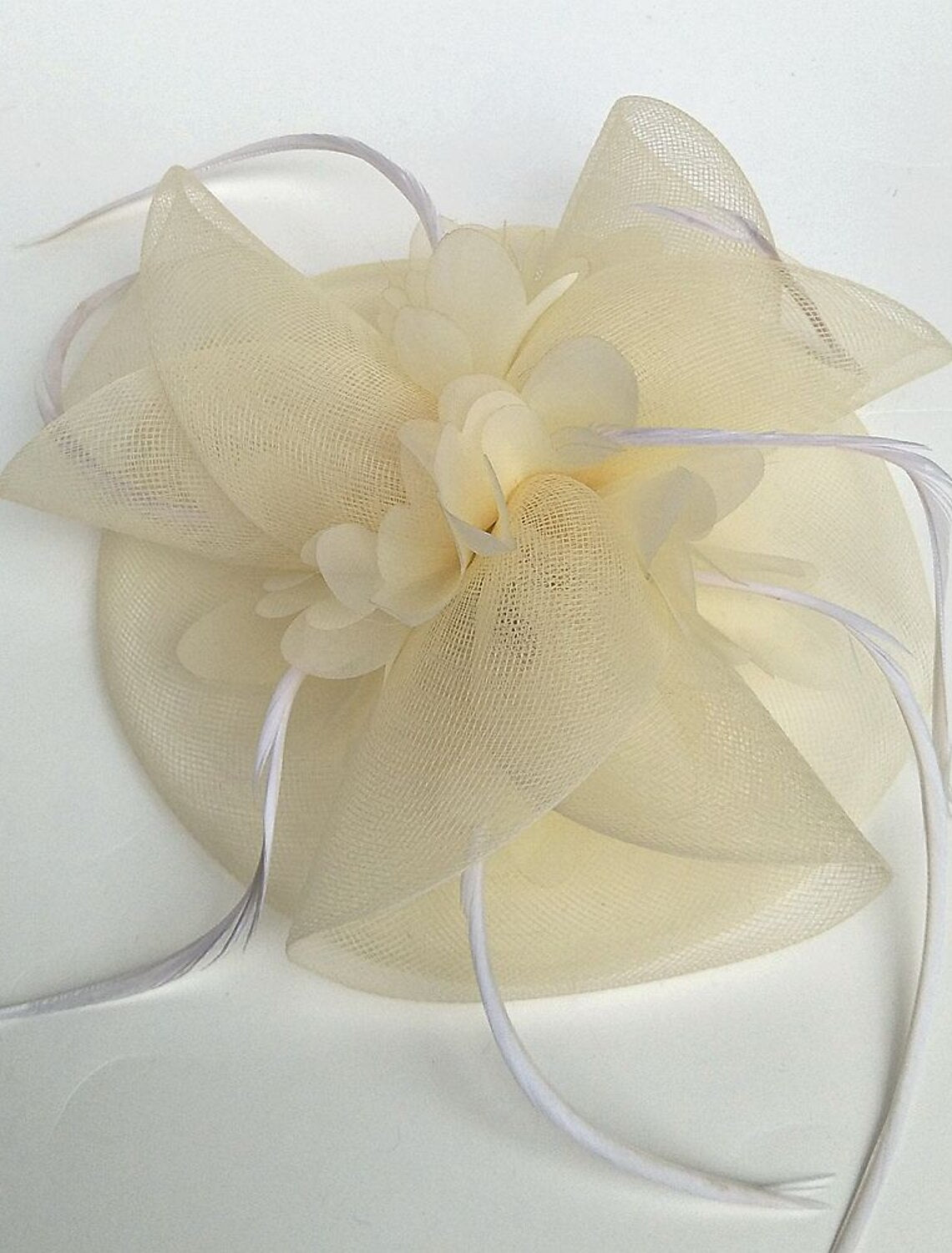 Wholesale Tulle / Feather / Net Fascinators Kentucky Derby Hat/ Headwear with Floral 1PC Wedding / Special Occasion / Horse Race Headpiece