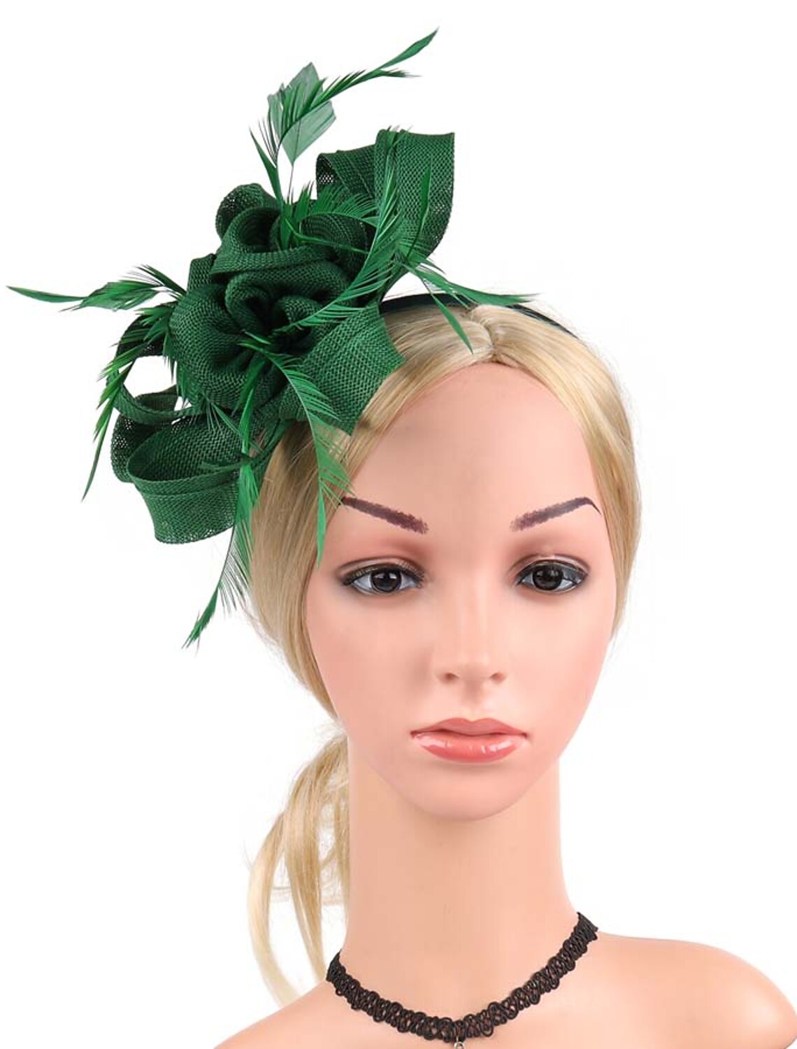 Wholesale Fascinators Net Halloween Kentucky Derby Classic Wedding With Flower Headpiece Headwear