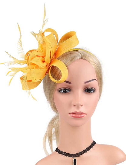 Wholesale Fascinators Net Halloween Kentucky Derby Classic Wedding With Flower Headpiece Headwear